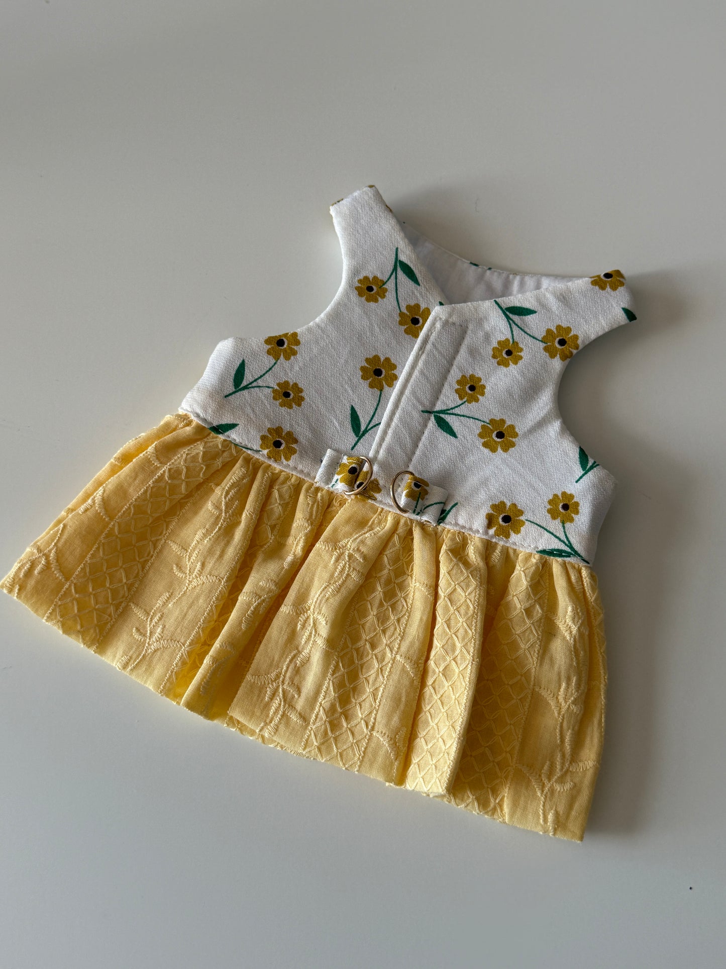 Floral Sleeveless Rabbit Dress - Soft Cotton Summer Outfit