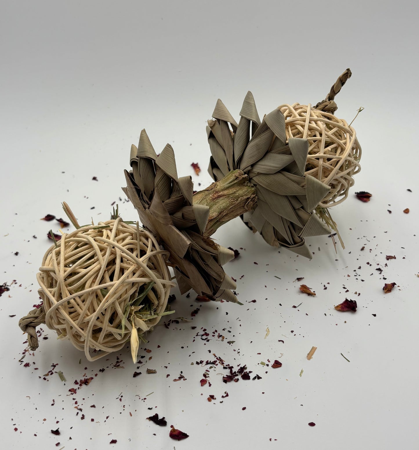 Palm and Rattan Foraging Set by Miss Bun’s