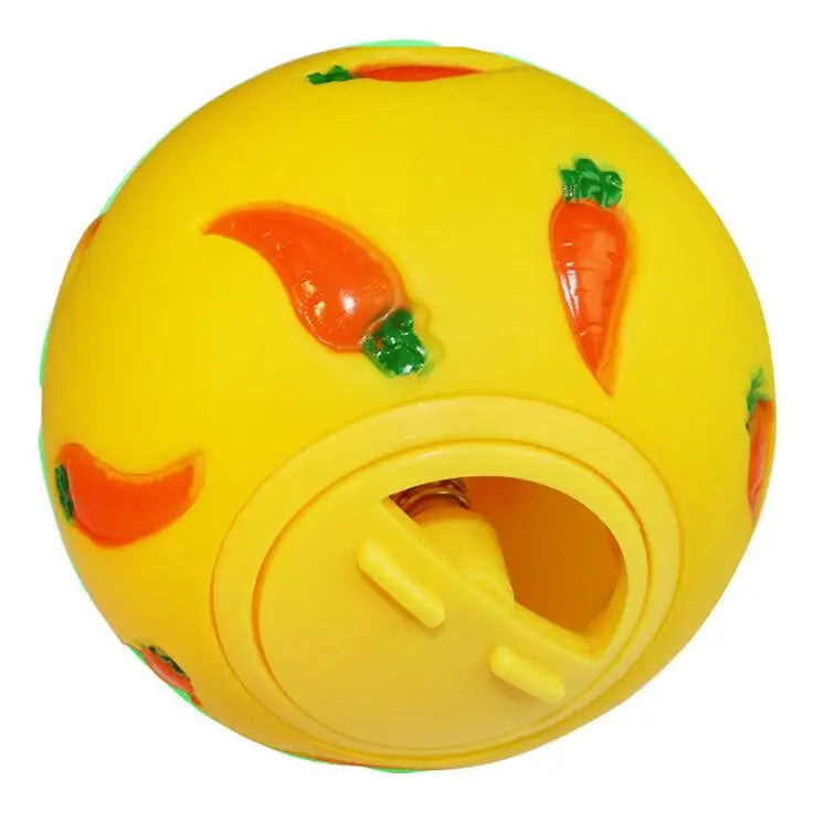 Balle à friandises pour lapin – Jouet interactif à alimentation lente pour petits animaux