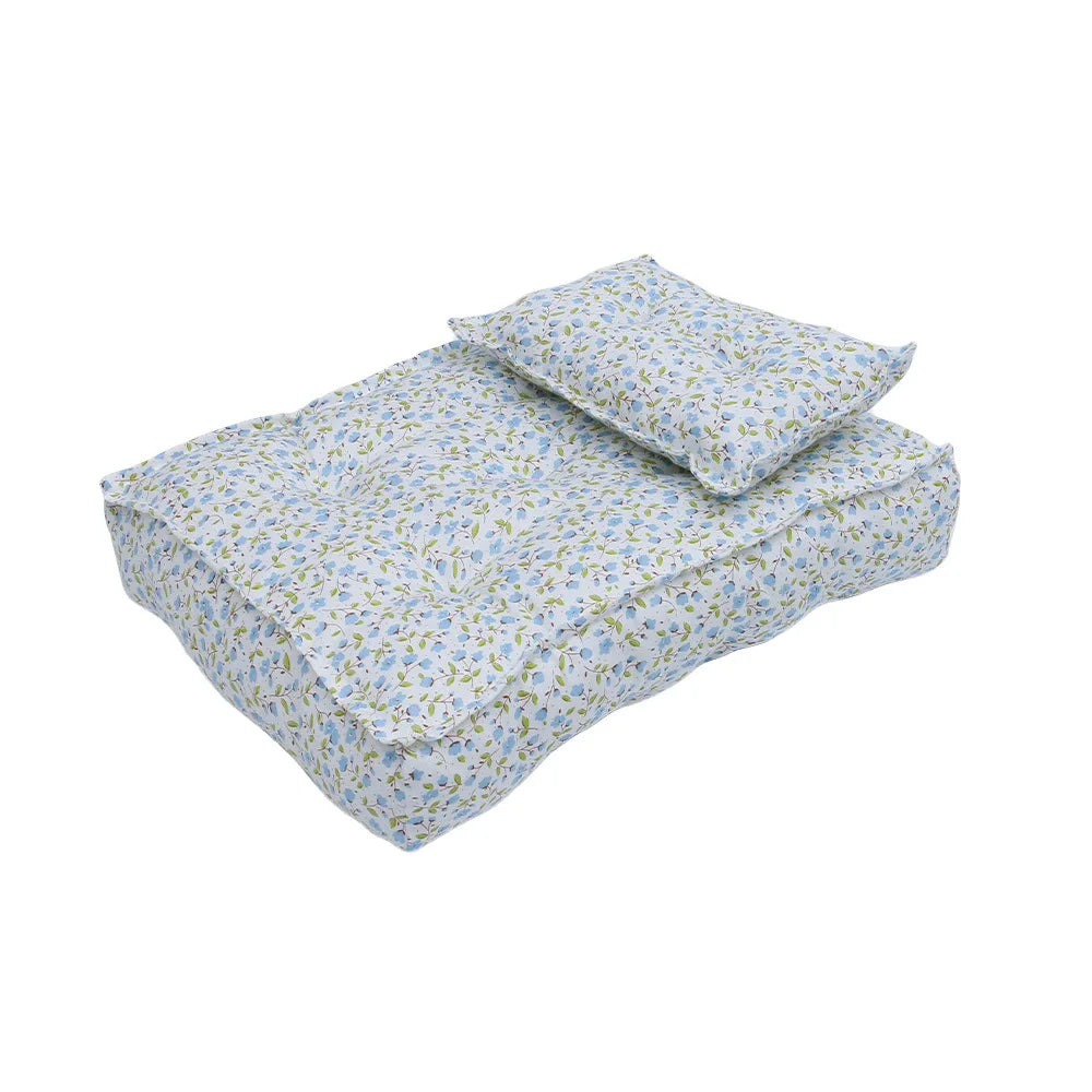Mini-ensemble matelas et oreiller pour lapins – Coussin moelleux pour petits animaux et séances photo