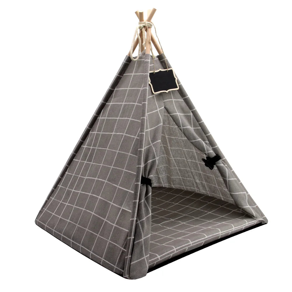 Tente confortable pour lapins – Cachette élégante en coton pour petits animaux
