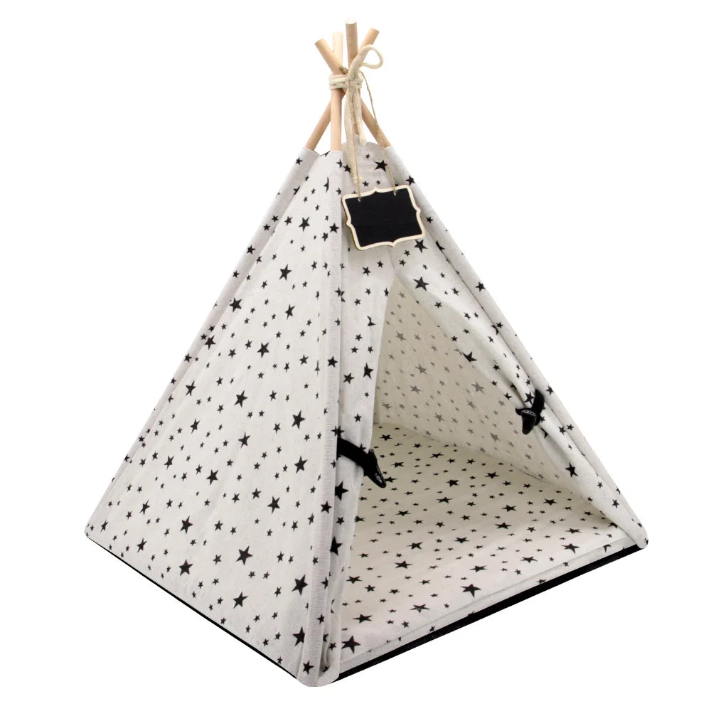 Tente confortable pour lapins – Cachette élégante en coton pour petits animaux