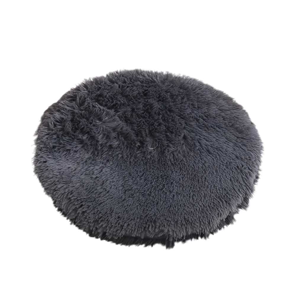 Tapis rond en peluche pour lapin – Coussin de couchage en polaire douce pour petits animaux