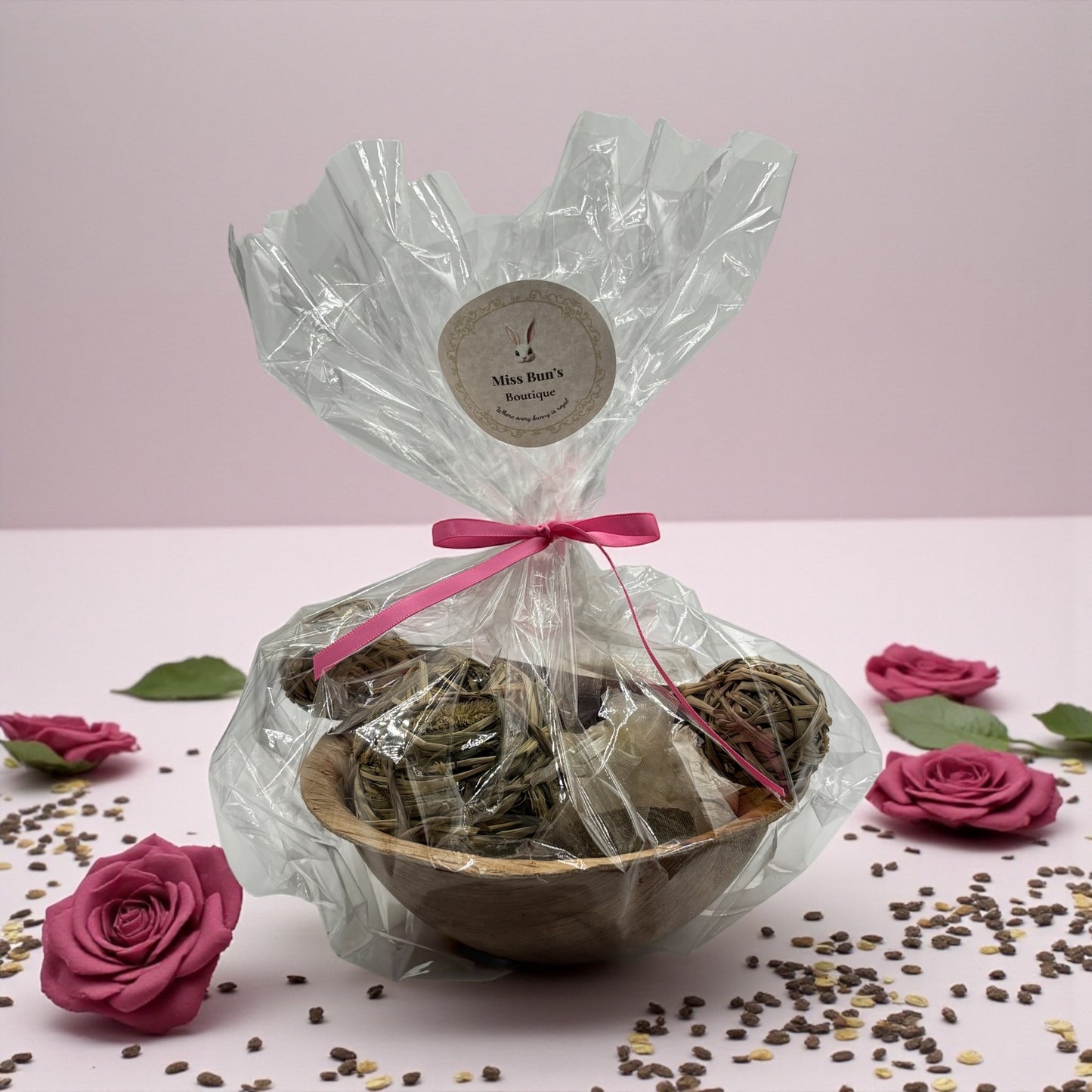 Bunny Fun Valentine Basket – Valentine Gift Basket for Rabbits (Limited Edition)