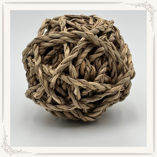 Boule naturelle en herbe marine – 7 cm