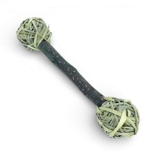 Jouet à mâcher en saule naturel – Haltère