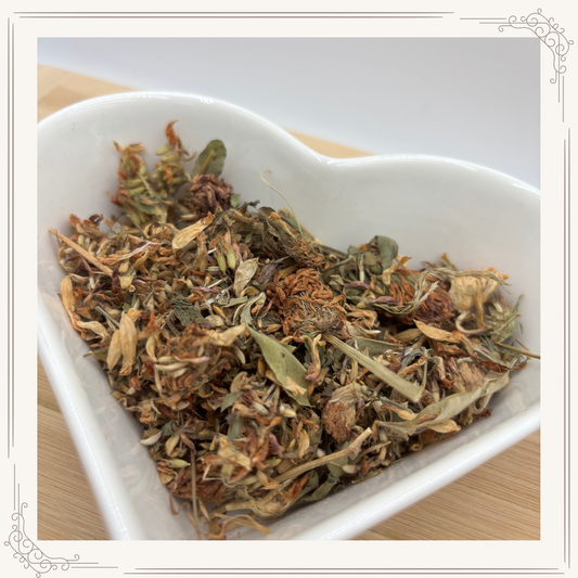 Charme de trèfle rouge – Fleurs de trèfle rouge séchées naturelles pour lapins (10 g)