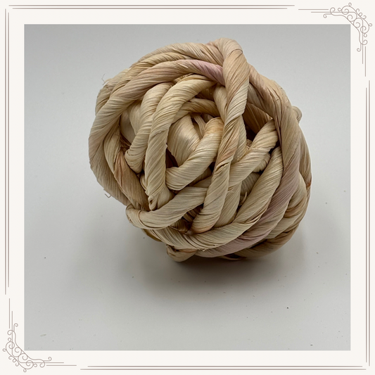 Boule naturelle en feuille de maïs – 7 cm