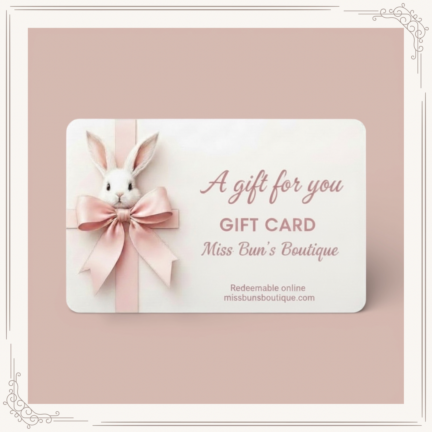 Gift Card – Miss Bun’s Boutique