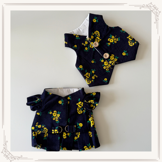 Tenues d'été pour couples Lapin – Robe et gilet vendus séparément