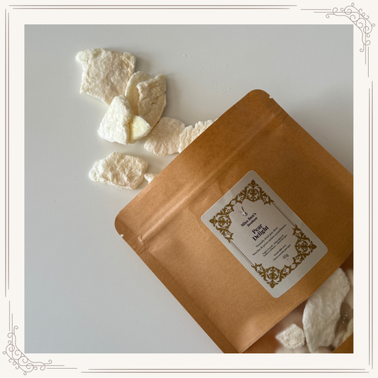 Délices de poires – Tranches de poires séchées naturelles pour lapins (30 g)