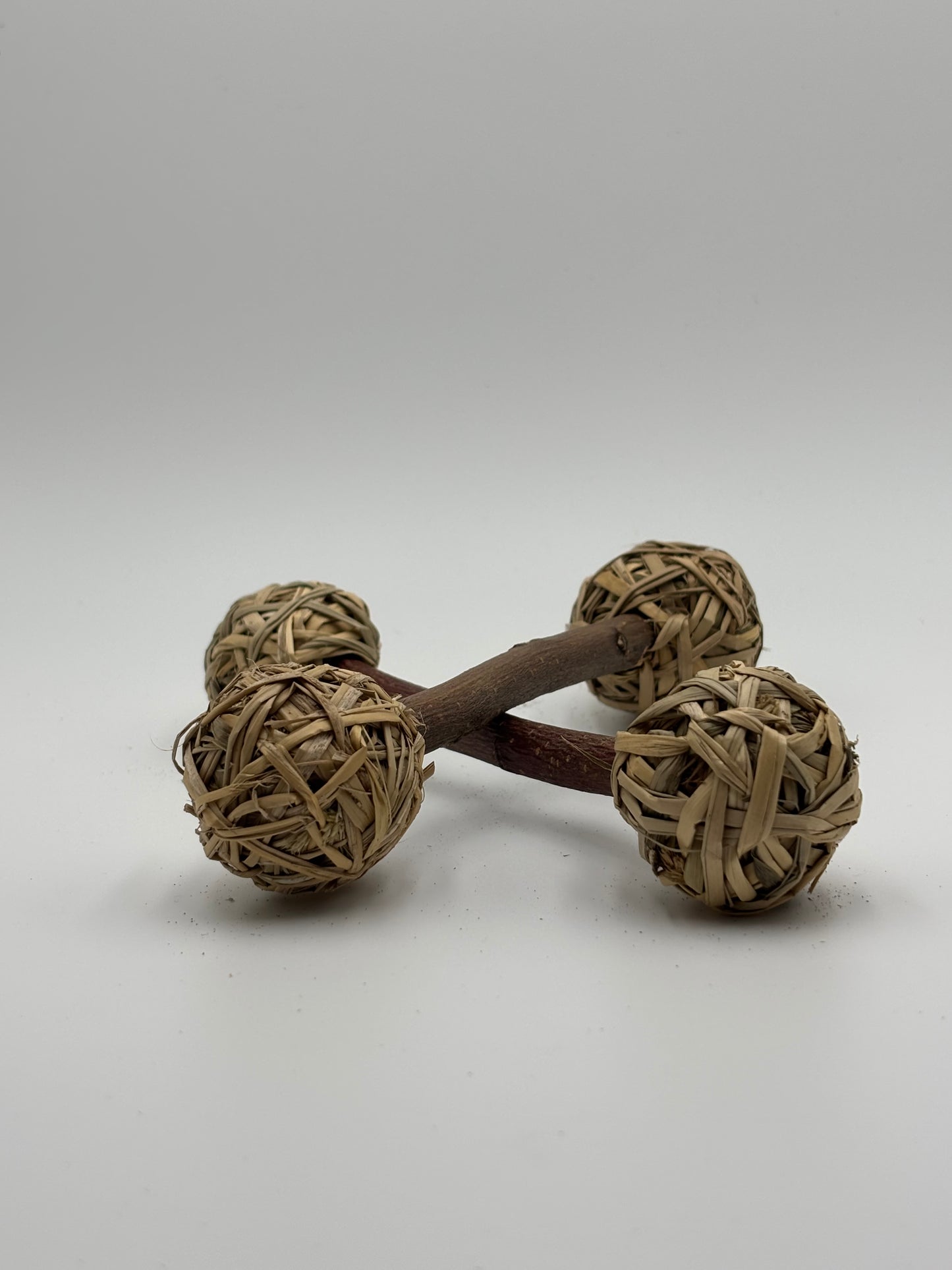 Jouet à mâcher en saule naturel – Haltère