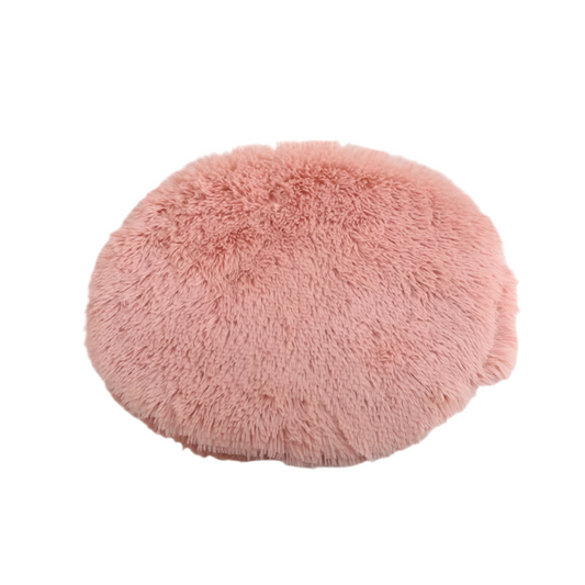 Tapis rond en peluche pour lapin – Coussin de couchage en polaire douce pour petits animaux