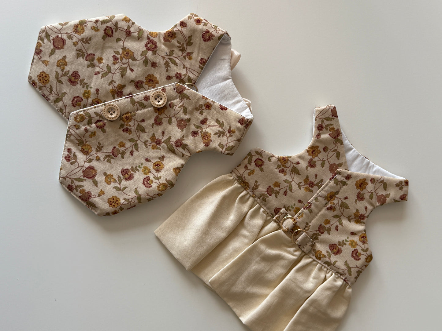 Autumn Blossom Dress or Vest – Matching Outfits for Bunny Couples