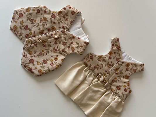 Autumn Blossom Dress or Vest – Matching Outfits for Bunny Couples