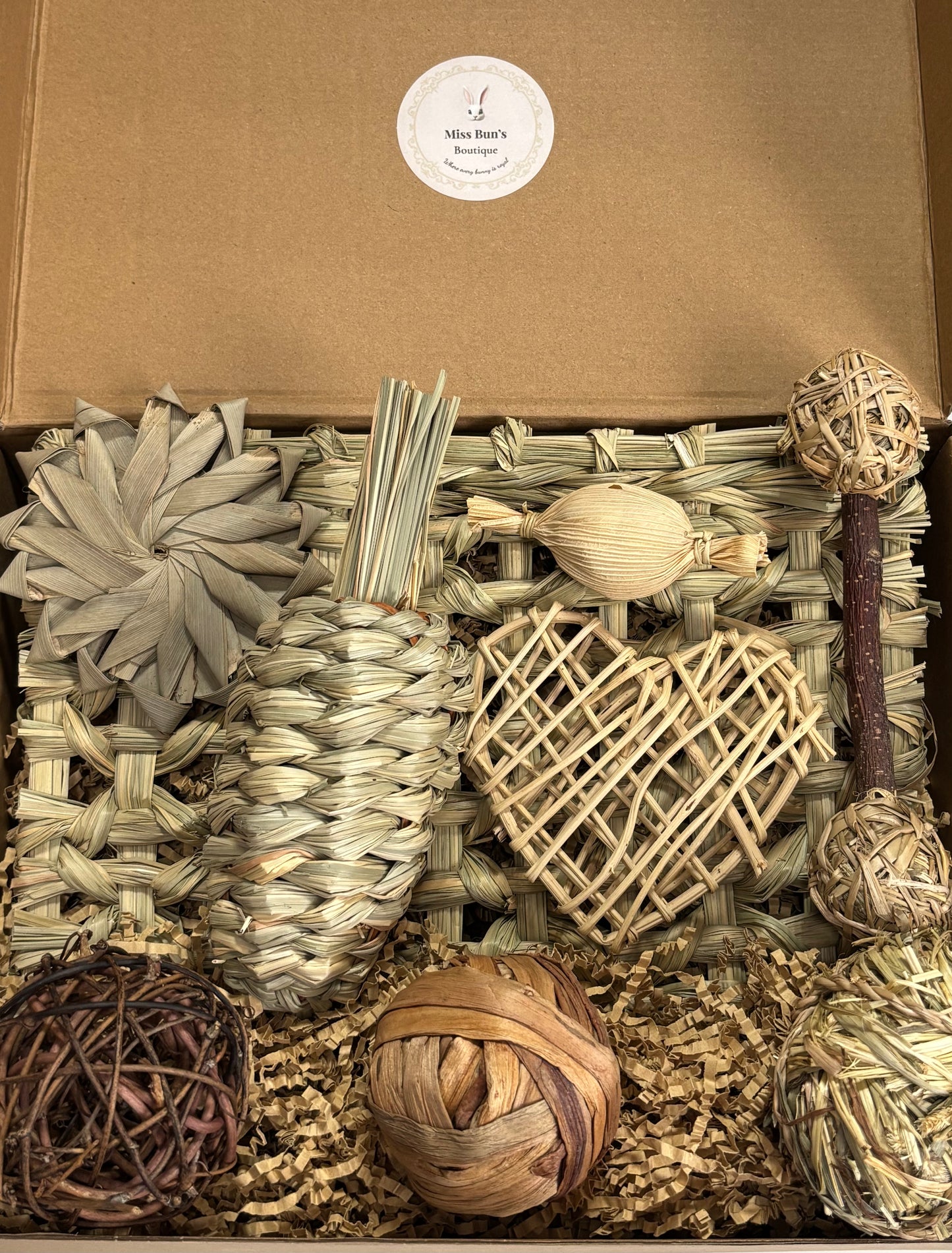 Bunny Natural Toy Box – Deluxe