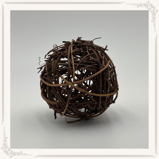 Boule naturelle en vigne – 7 cm