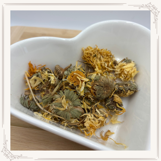 Pétales de calendula – Fleurs de souci séchées naturelles pour lapins (10 g)