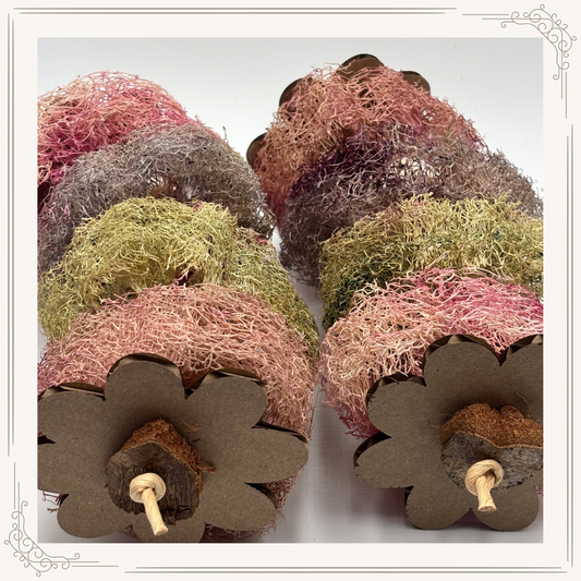 Pastel Loofah Garland by Miss Bun’s