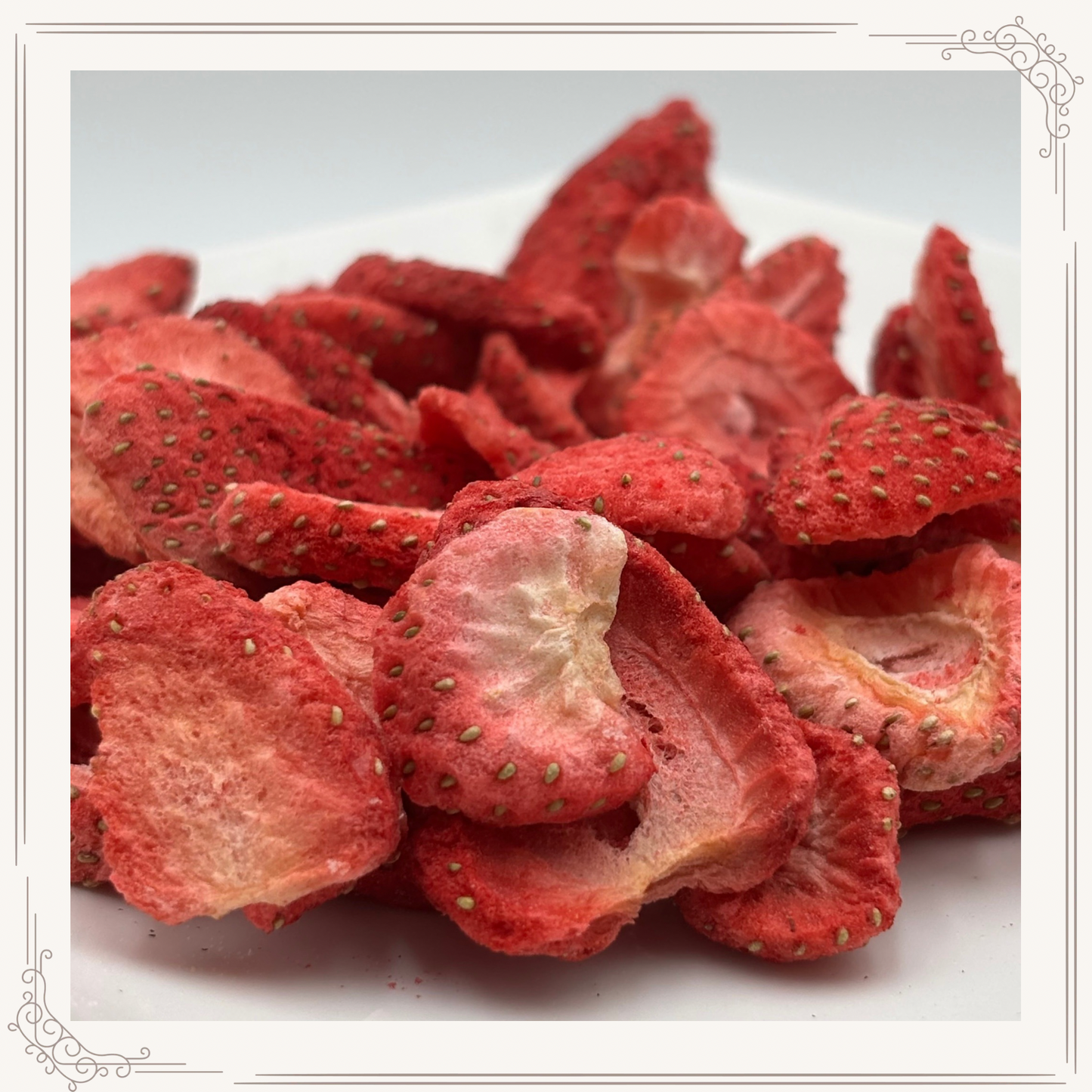 Baisers à la fraise – Fraises séchées naturelles pour lapins (30 g)