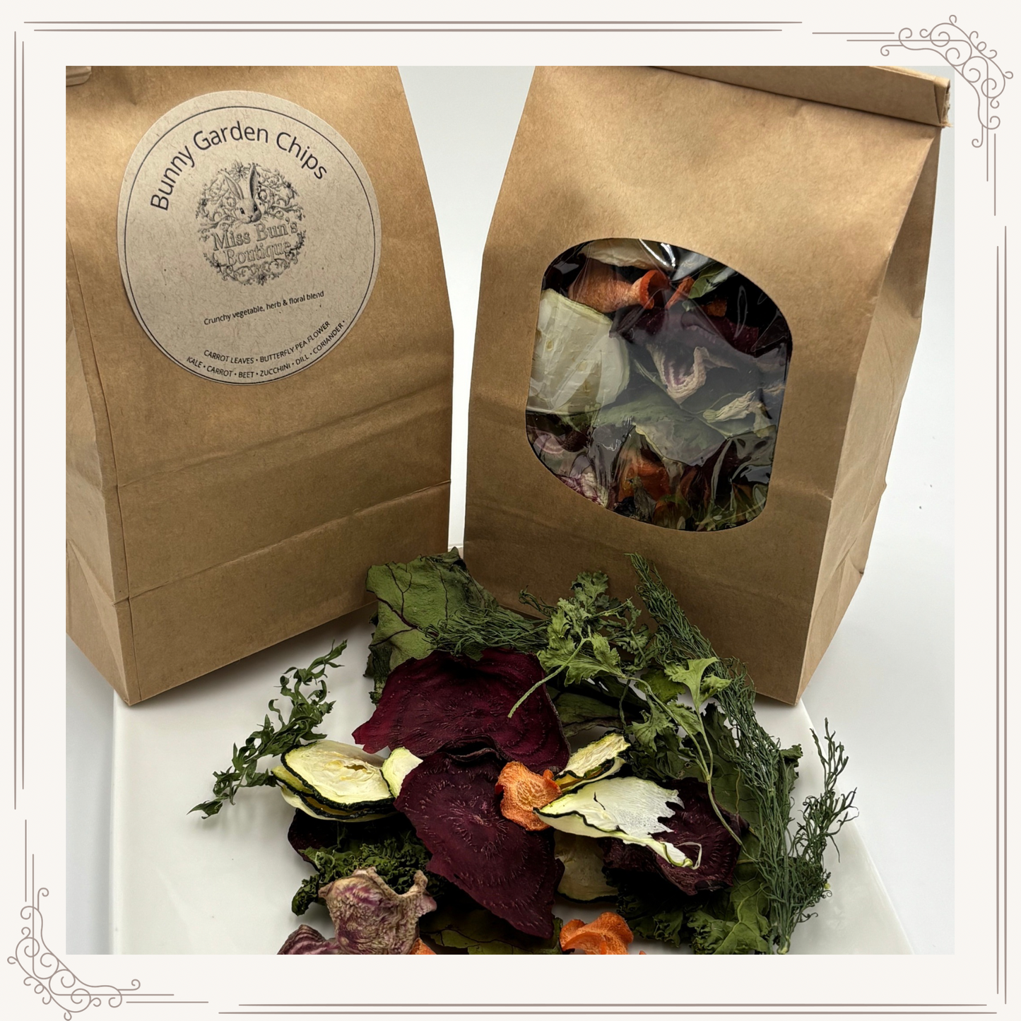 Bunny Garden Chips – Crunchy Vegetable, Herb & Floral Blend