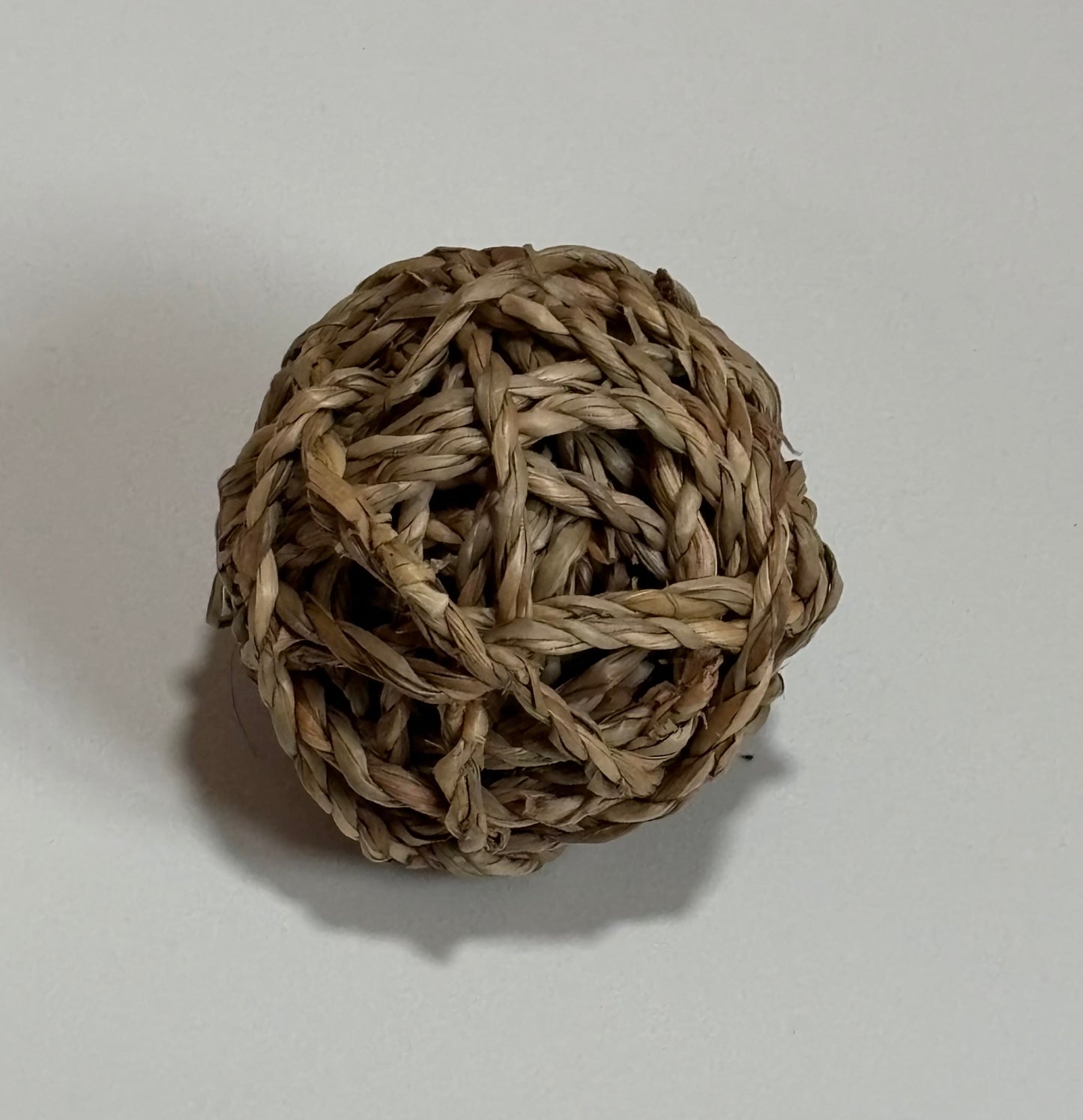 Natural Chew Balls for Rabbits – Seagrass, Corn Leaf & Rattan | Sold Individually or in Set of 4