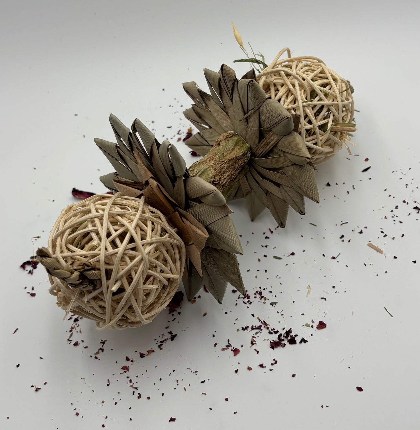 Palm and Rattan Foraging Set by Miss Bun’s