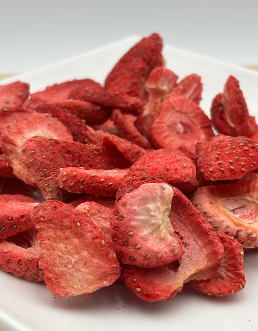 Baisers à la fraise – Fraises séchées naturelles pour lapins (30 g)