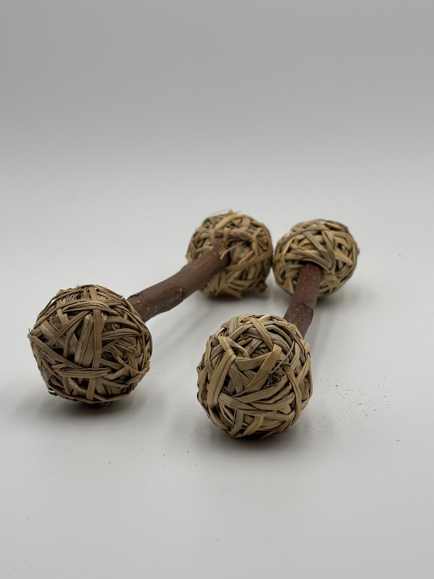 Jouet à mâcher en saule naturel – Haltère