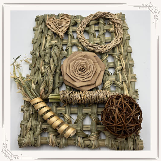 Natural Enrichment Mat for Rabbits
