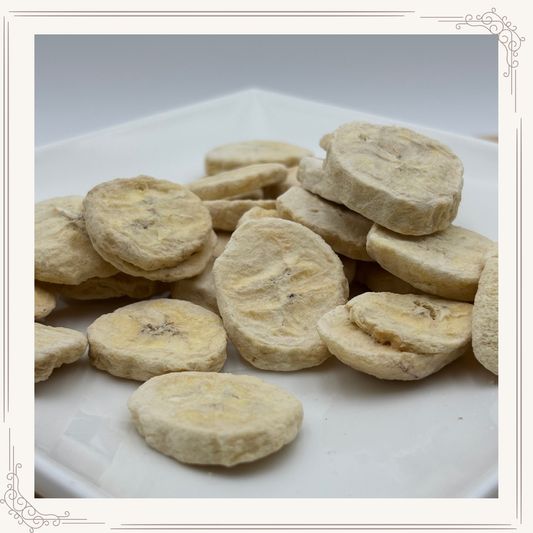 Banana Breeze – Tranches de banane séchées naturelles pour lapins (30 g)