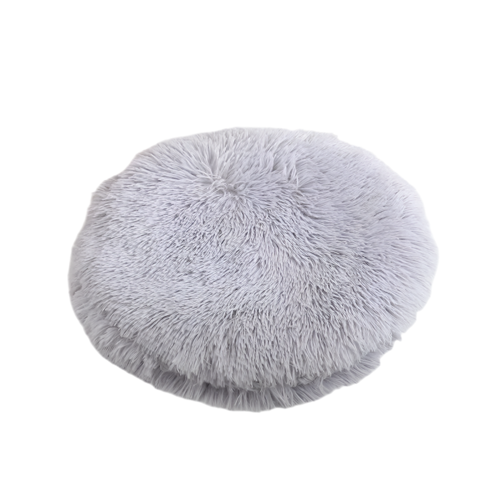 Tapis rond en peluche pour lapin – Coussin de couchage en polaire douce pour petits animaux
