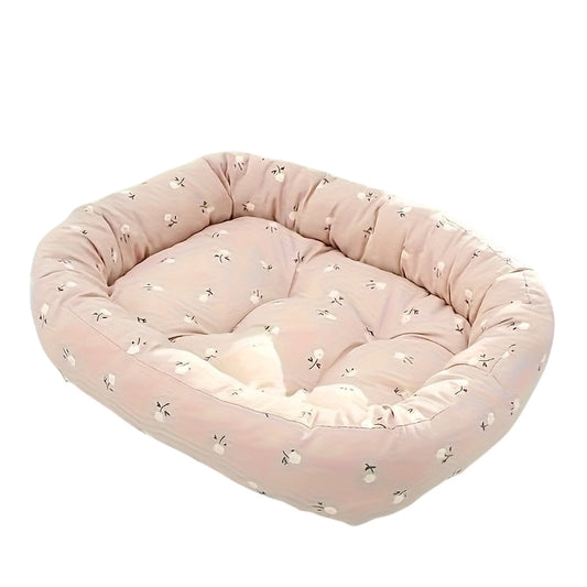 Floral Checkered Rabbit Sofa Bed – Soft & Stylish Lounge