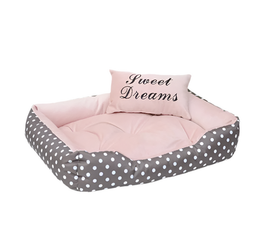 Lit imperméable pour lapin – Nid douillet à pois pour petits animaux