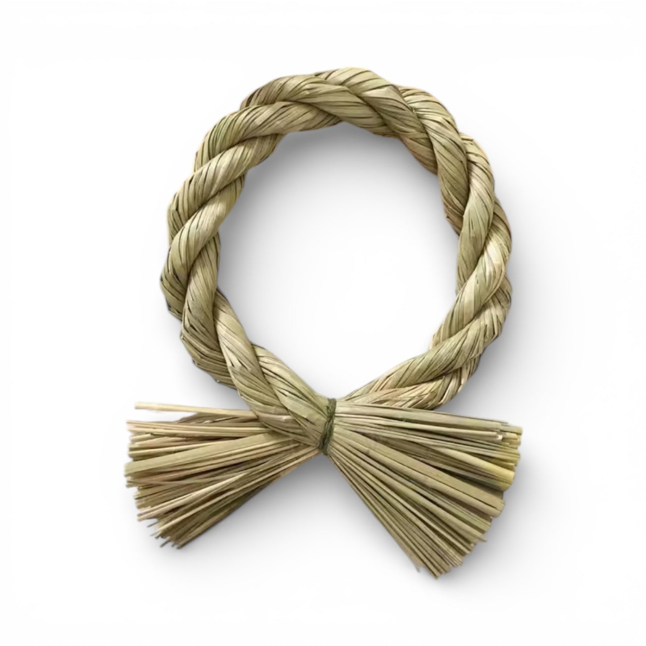 Anneau à mâcher en herbe naturelle pour lapins – 10 cm