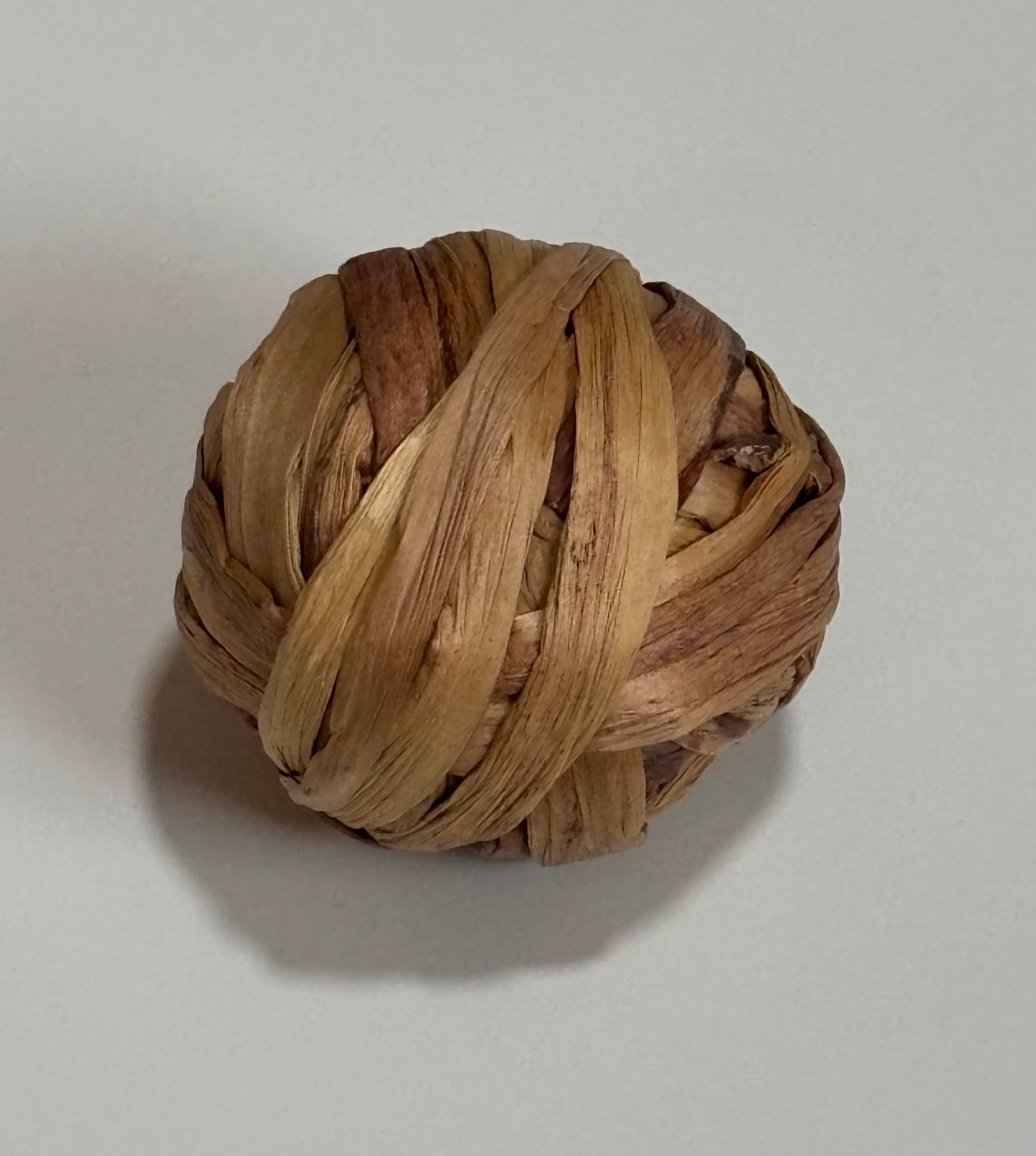 Natural Chew Balls for Rabbits – Seagrass, Corn Leaf & Rattan | Sold Individually or in Set of 4