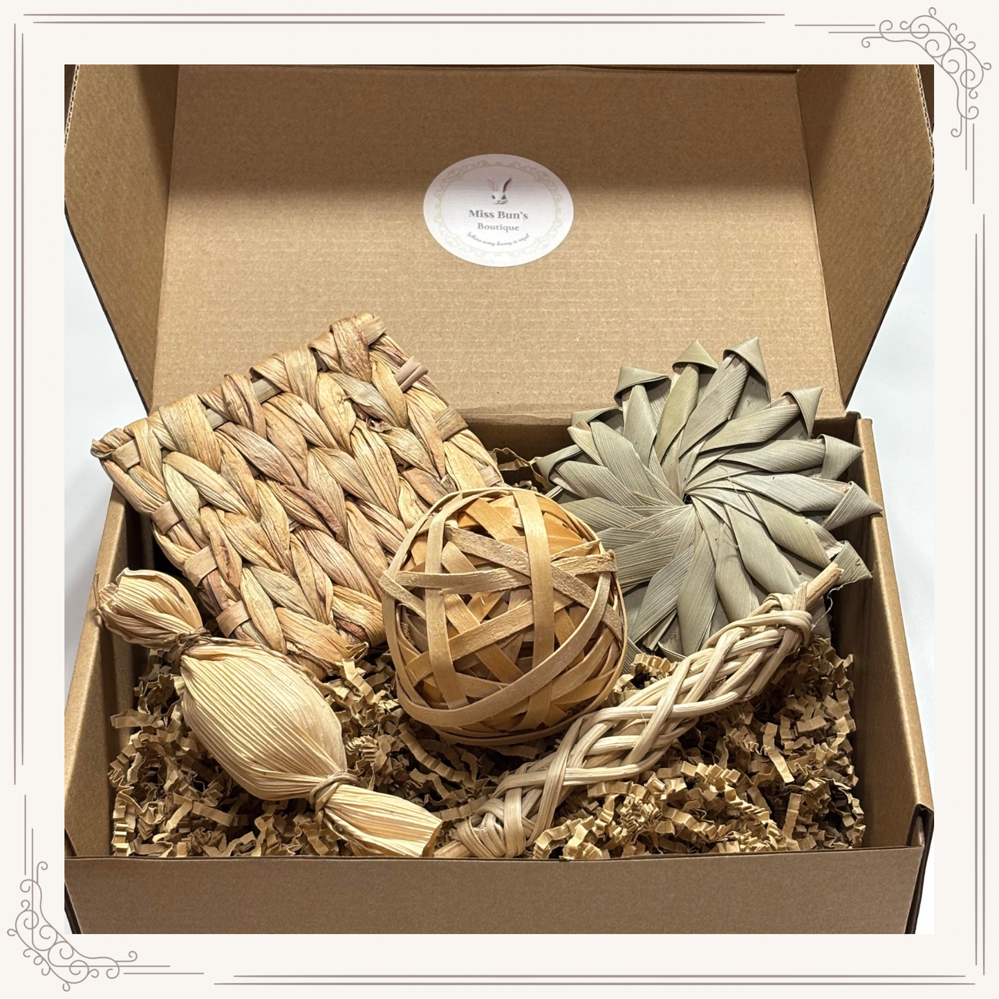 Bunny Natural Toy Box – Essential (5 toys)