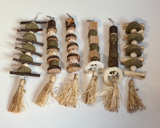 Hanging Chew Charms – Natural Rabbit Toy