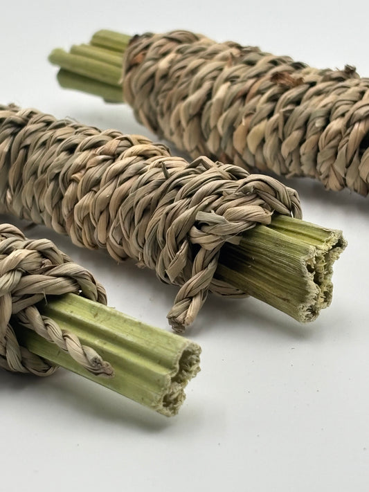 Papaya Grass Chew Stick