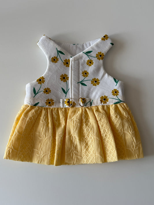 Floral Sleeveless Rabbit Dress - Soft Cotton Summer Outfit