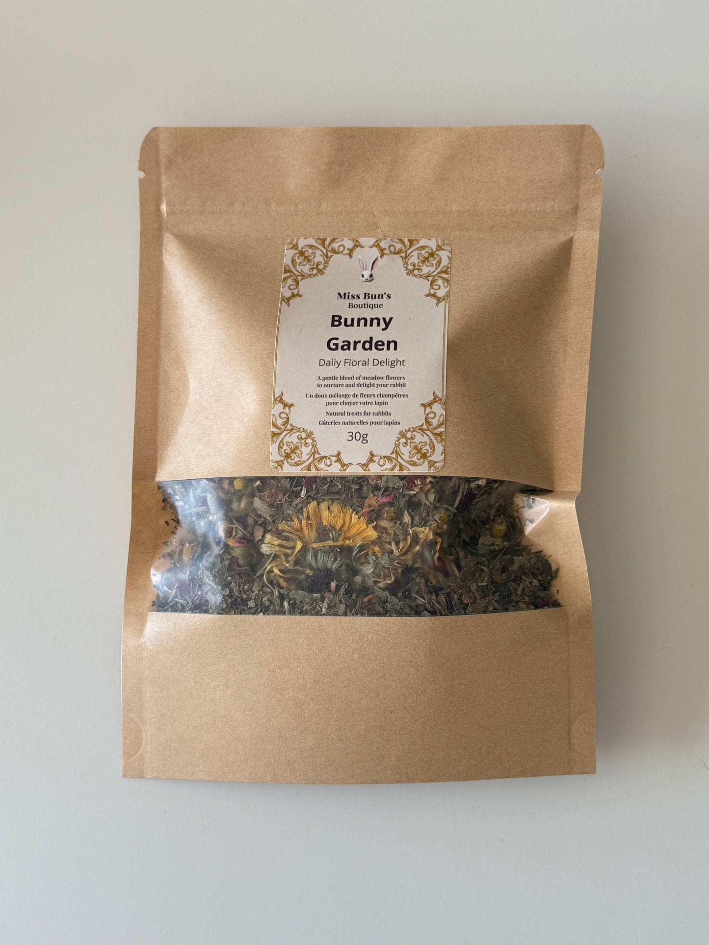 Bunny Garden – Foraging Floral Mix for Rabbits (30g)