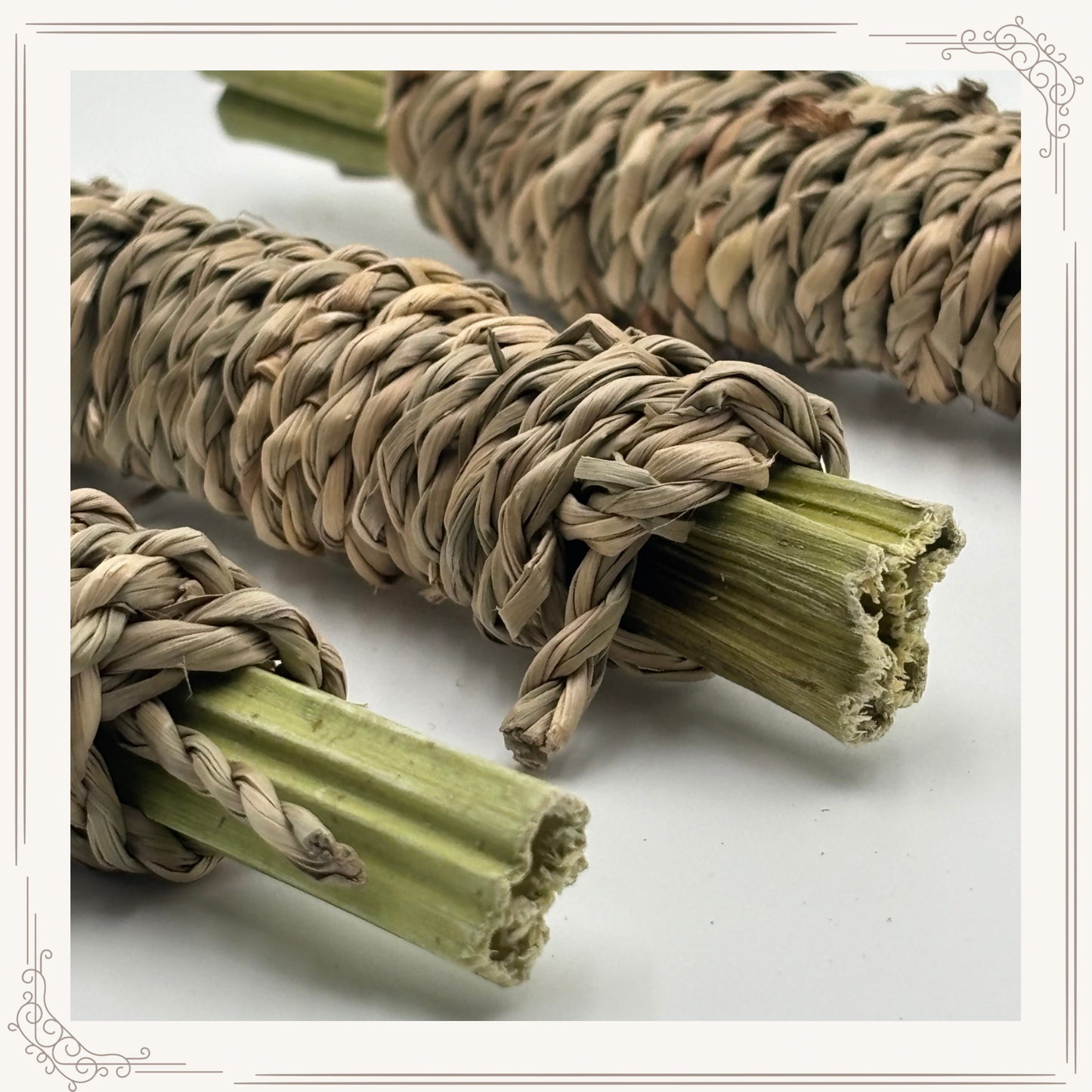 Papaya Grass Chew Stick