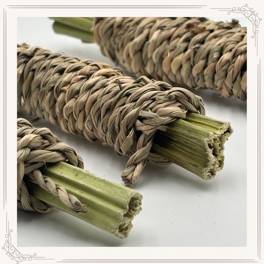 Papaya Grass Chew Stick
