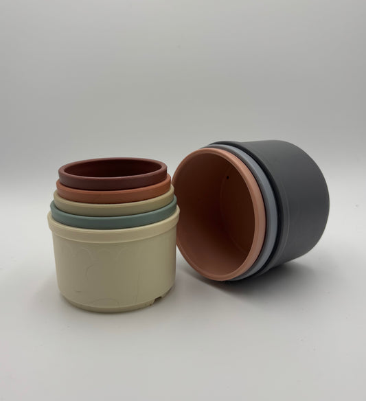 Jouet de gobelets empilables pour lapins – Enrichissement interactif et jeu de fouille