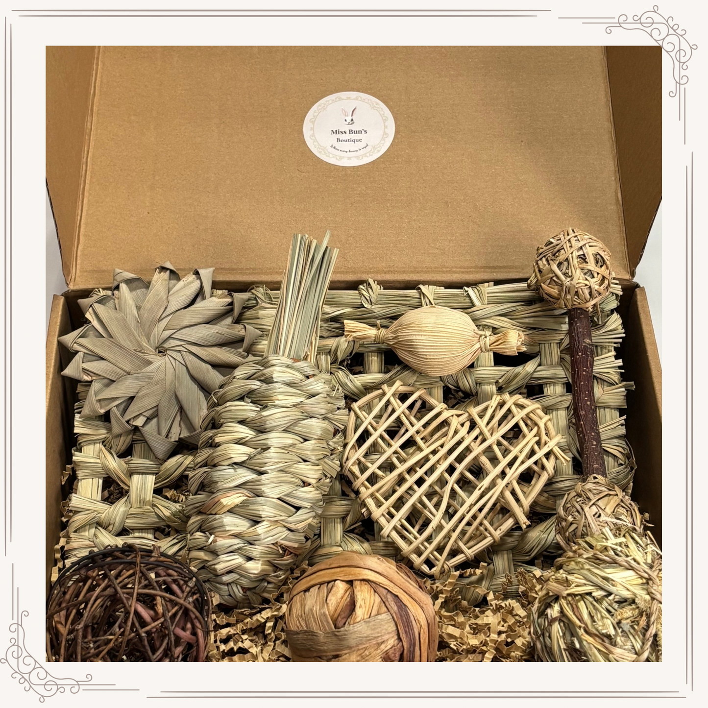 Bunny Natural Toy Box – Deluxe