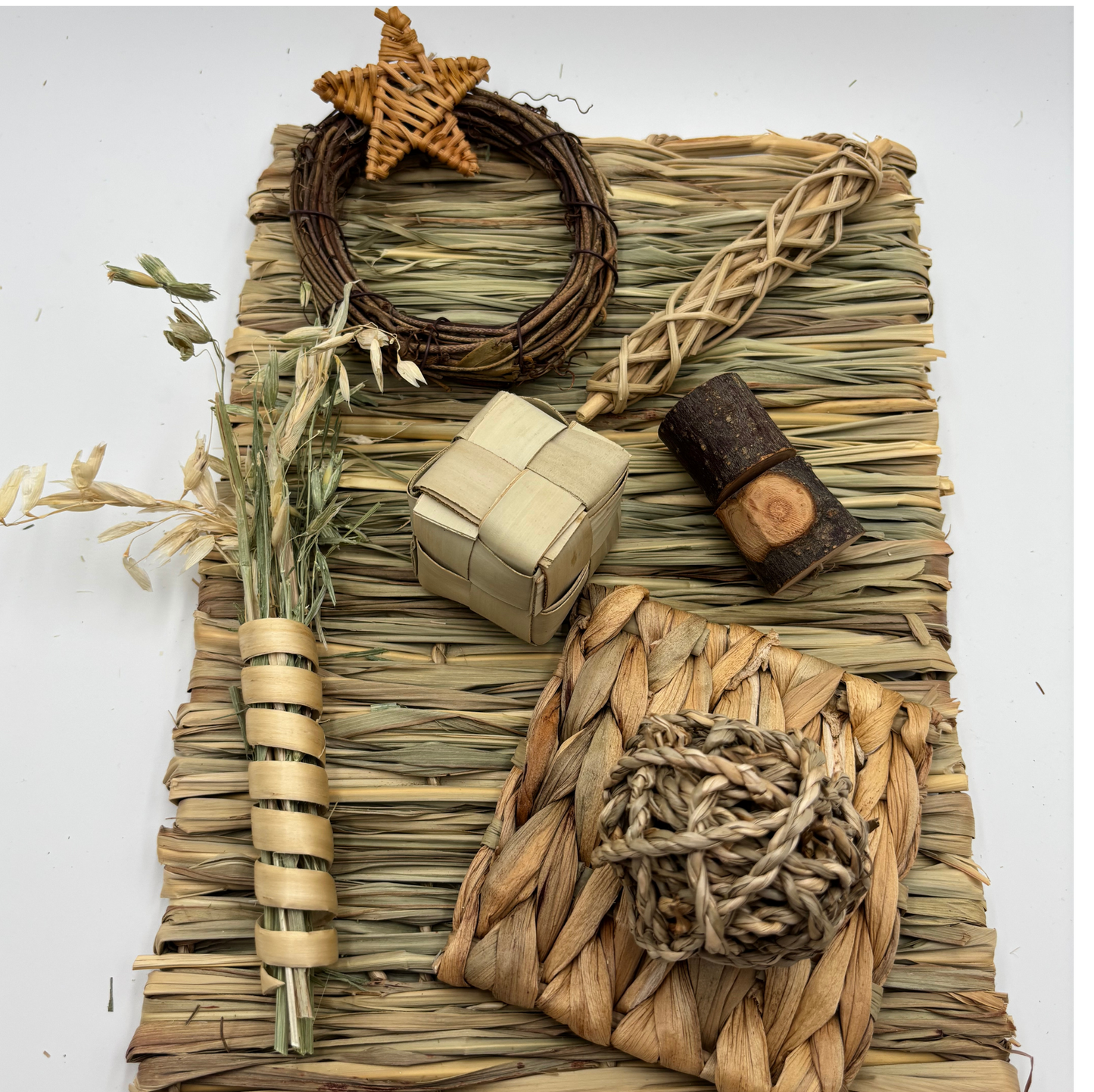 Natural Enrichment Mat for Rabbits