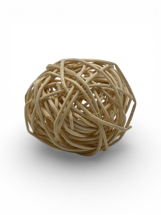 Boule naturelle en rotin – 7 cm