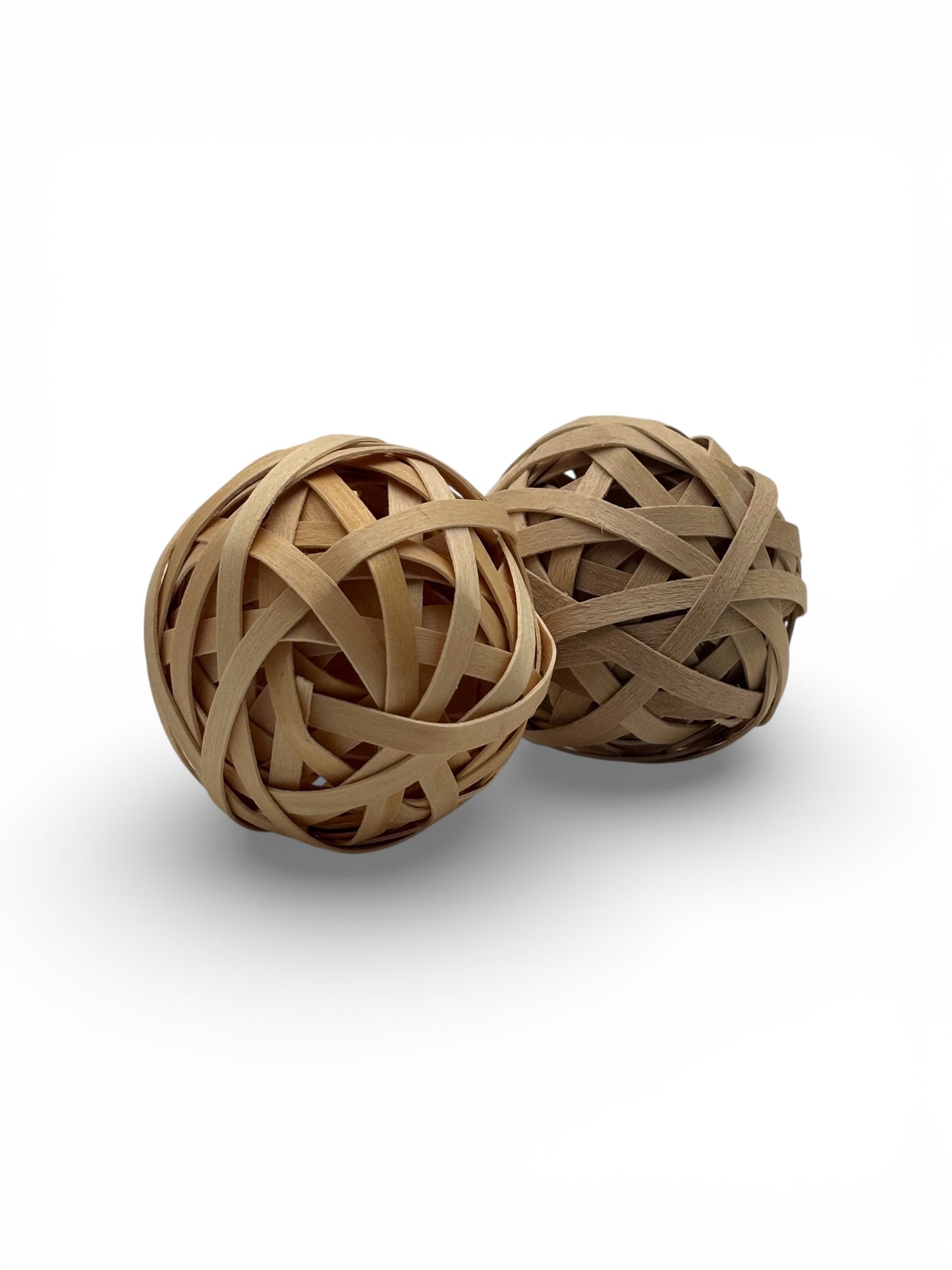 Natural Apple Wood Chew Ball – 7 cm
