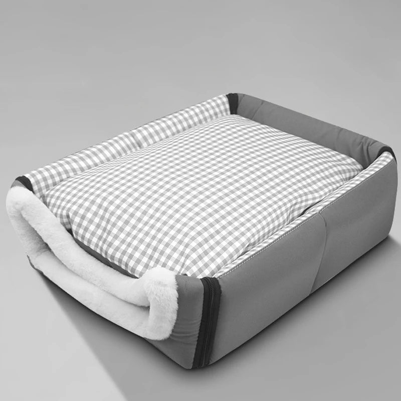 Soft Portable Rabbit Bed & House – Warm Foldable Shelter for Small Pets