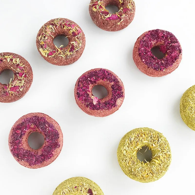 10 morceaux de gâteau à mâcher à l'herbe de lapin